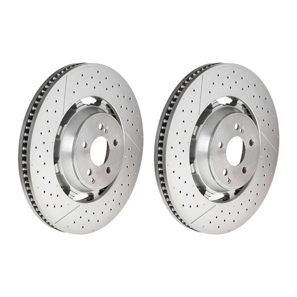 2 brake discs Ø 390 mm 36 mm coated BREMBO for MERCEDES-BENZ AMG and others