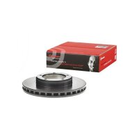 2 brake discs internally ventilated Ø 322 mm 32 mm coated BREMBO for TOYOTA LAND