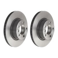 2 brake discs ventilated Ø 300 mm 22 mm coated...