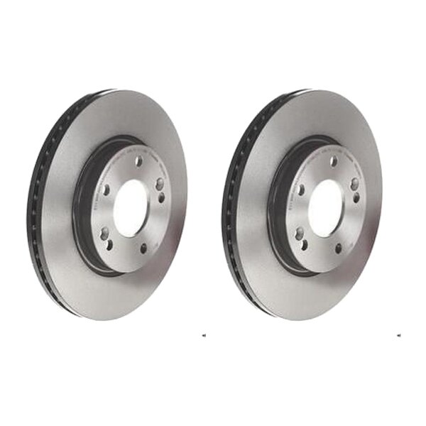 2 brake discs ventilated Ø 280 mm 23 mm BREMBO for HYUNDAI i30 and others