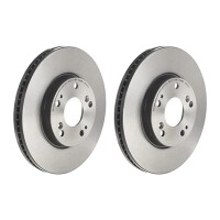 2 brake discs internally ventilated Ø 280 mm 25 mm...