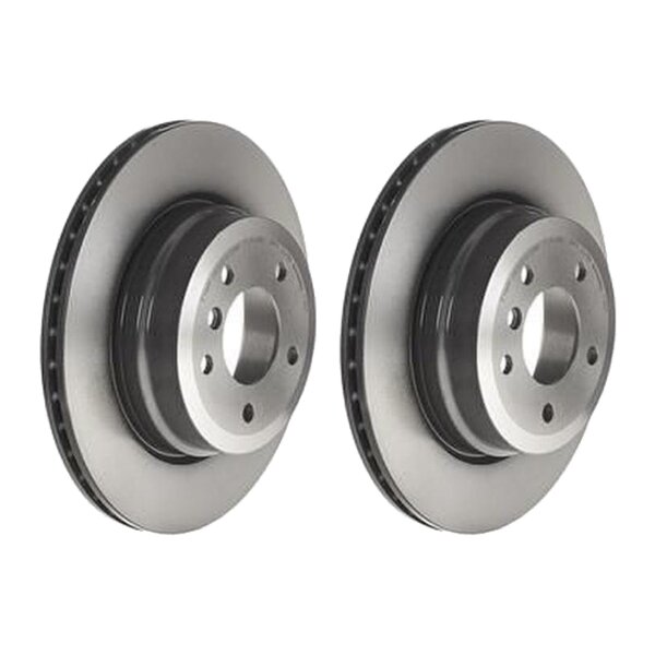 2 brake discs ventilated Ø 324 mm 22 mm coated BREMBO for BMW 1 series