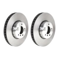 2 brake discs Ø 348 mm 36 mm coated BREMBO for BMW...