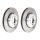 2 brake discs Ø 370 mm 30 mm coated BREMBO for BMW 1 Series and others