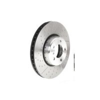 2 brake discs Ø 340 mm 30 mm coated BREMBO for BMW...