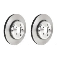 2 brake discs Ø 345 mm 24 mm coated BREMBO for BMW...