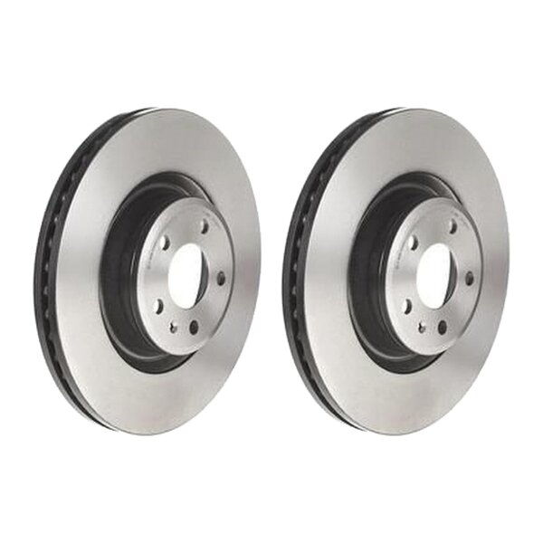 2 Bremsscheiben innenbelüftet Ø 345 mm 30 mm beschichtet BREMBO für u.a. AUDI A6