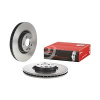 Front brake disc 324mm BREMBO for VOLVO XC60 I SUV