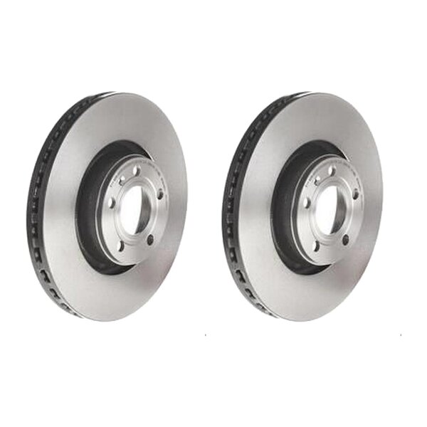 2 brake discs ventilated Ø 321 mm 30 mm coated BREMBO for AUDI A6 and others