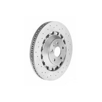 2 brake discs Ø 370 mm 34 mm coated BREMBO...