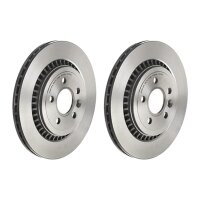 2 brake discs ventilated Ø 302 mm 22 mm BREMBO for...
