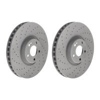 2 brake discs Ø 360 mm 36 mm BREMBO for...