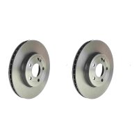 2 brake discs ventilated Ø 295 mm 24 mm BREMBO for...