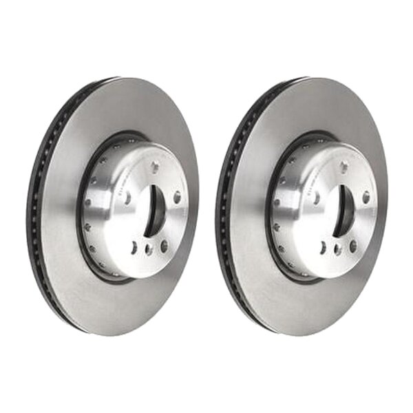 2 brake discs Ø 330 mm 24 mm coated BREMBO for BMW 5 Series and others
