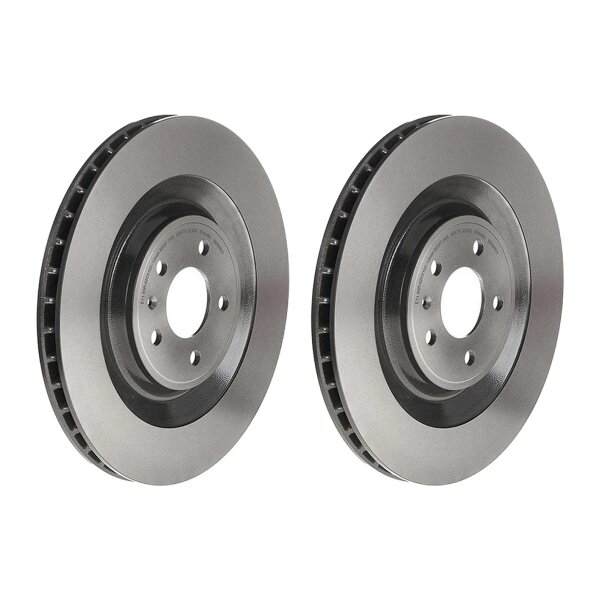 2 brake discs ventilated Ø 356 mm 28 mm BREMBO for PORSCHE MACAN