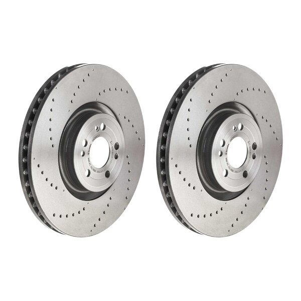 2 brake discs ventilated Ø 375 mm 36 mm BREMBO for MERCEDES-BENZ GLE and others