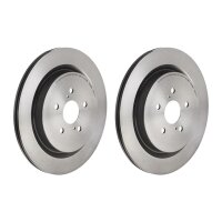 2 brake discs internally ventilated Ø 338 mm 18 mm...