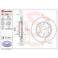Front brake disc 321mm BREMBO for PAJERO SPORT III