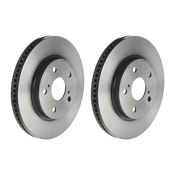 2 Bremsscheiben innenbelüftet Ø 282 mm 25 mm BREMBO für u.a. TOYOTA YARIS