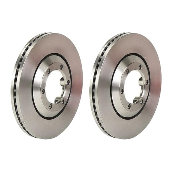 2 brake discs ventilated Ø 280 mm 27 mm BREMBO for ISUZU D-MAX