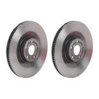 2 brake discs ventilated Ø 362.4 mm 27 mm BREMBO...