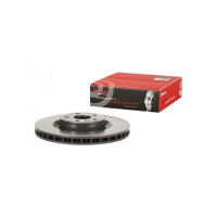 2 brake discs ventilated Ø 345 mm 30 mm coated BREMBO for XPENG P7
