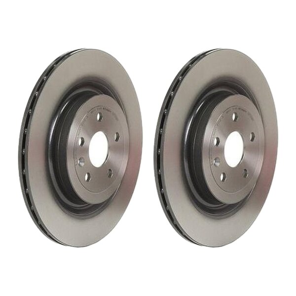 2 brake discs ventilated Ø 345 mm 20 mm coated BREMBO for XPENG P7
