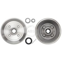 Rear brake drum with ABS sensor ring ABS for OPEL TIGRA