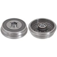Rear brake drum with ABS sensor ring ABS for DACIA DOKKER