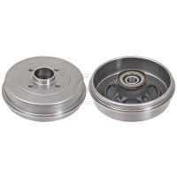 Rear brake drum with ABS sensor ring ABS for RENAULT CLIO II