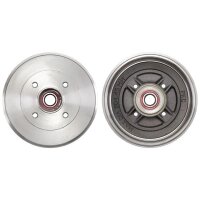 Rear brake drum with ABS sensor ring ABS for DACIA LOGAN