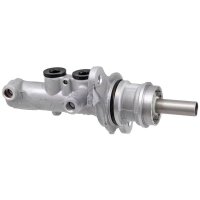Master brake cylinder Ø 24.5 mm 2x M12x1.0 2 alu...