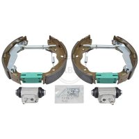 Brake set drum brake rear with wheel brake cylinder ABS...