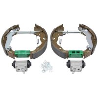 Brake set drum brake rear with wheel brake cylinder ABS...