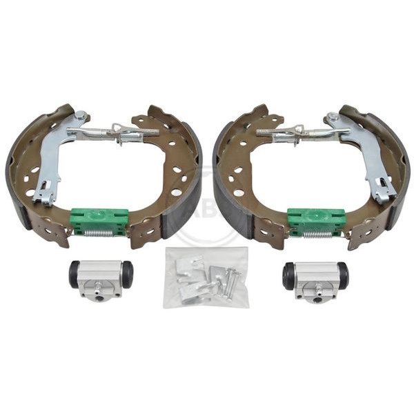 Brake set drum brake rear with wheel brake cylinder ABS for FIAT DOBLO