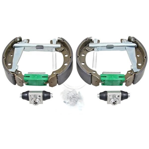 Brake set drum brake pre-assembled Ø 200 mm 40 mm A.B.S. for e.g. VW LUPO