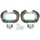 Brake kit drum brake rear with wheel brake cylinder ABS for CITROËN C2