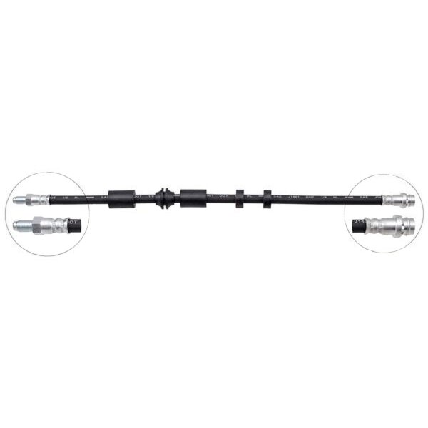 Bremsschlauch 466 mm INN M10x1.0 OUT M10x1.0 mm A.B.S. für VOLVO XC60