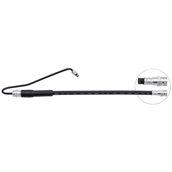 Brake hose 361 mm INN M10x1.0 OUT M10x1.0 A.B.S. for e.g. AUDI Q5