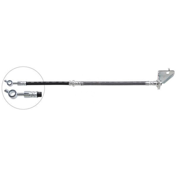 Brake hose 450 mm INN M10x1.0 BANJO 10.0 mm A.B.S. for HYUNDAI TUCSON and others