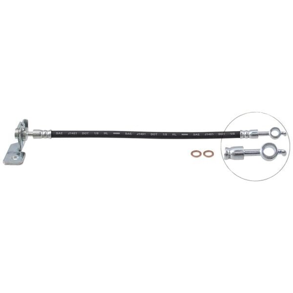 Bremsschlauch hinten rechts 389mm A.B.S. für i20 II