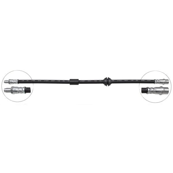 Bremsschlauch hinten außen A.B.S. für AUDI A8 D3