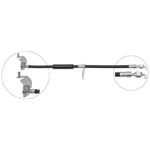 Bremsschlauch vorne links A.B.S. für FORD EDGE
