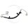 Brake hose for brake fluid 295 mm A.B.S. suitable for e.g. CHRYSLER GRAND