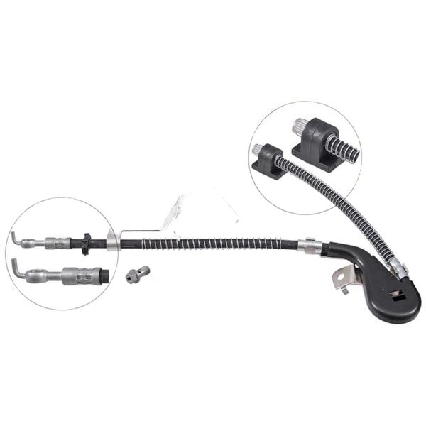 Brake hose 780 mm INN M10x1.0 BANJO 10.0 mm A.B.S. for PEUGEOT 407 and others