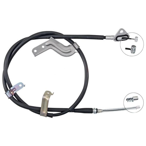 Parking brake cable no rolling 1.645 mm A.B.S. for NISSAN MICRA