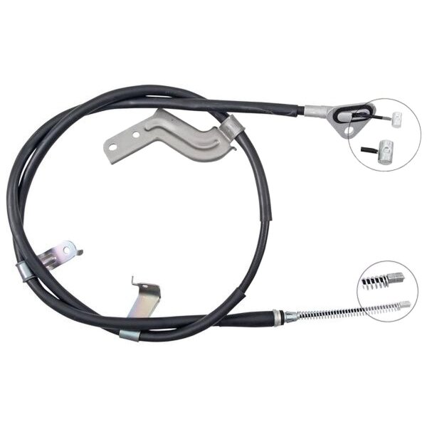 Seilzug Feststellbremse 1.665 mm Trommelbremse A.B.S. für NISSAN MICRA