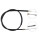Parking brake cable 1,610 mm drum brake A.B.S. for e.g. ALFA ROMEO 33