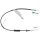 Parking brake cable 1,562 mm A.B.S. for FORD TRANSIT and others