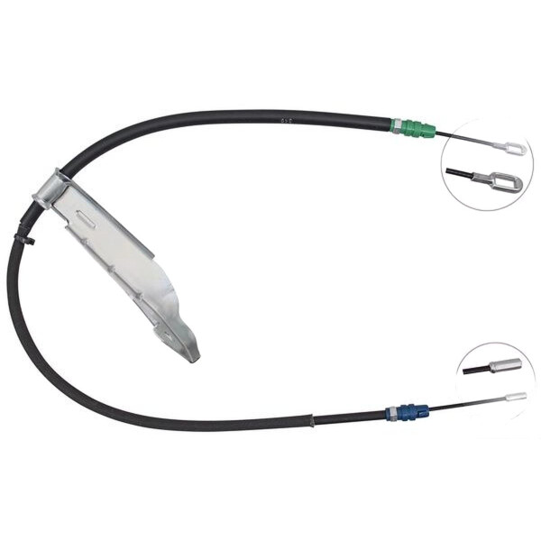 Parking brake cable 1,212 mm disc brake A.B.S. for FORD TRANSIT and others